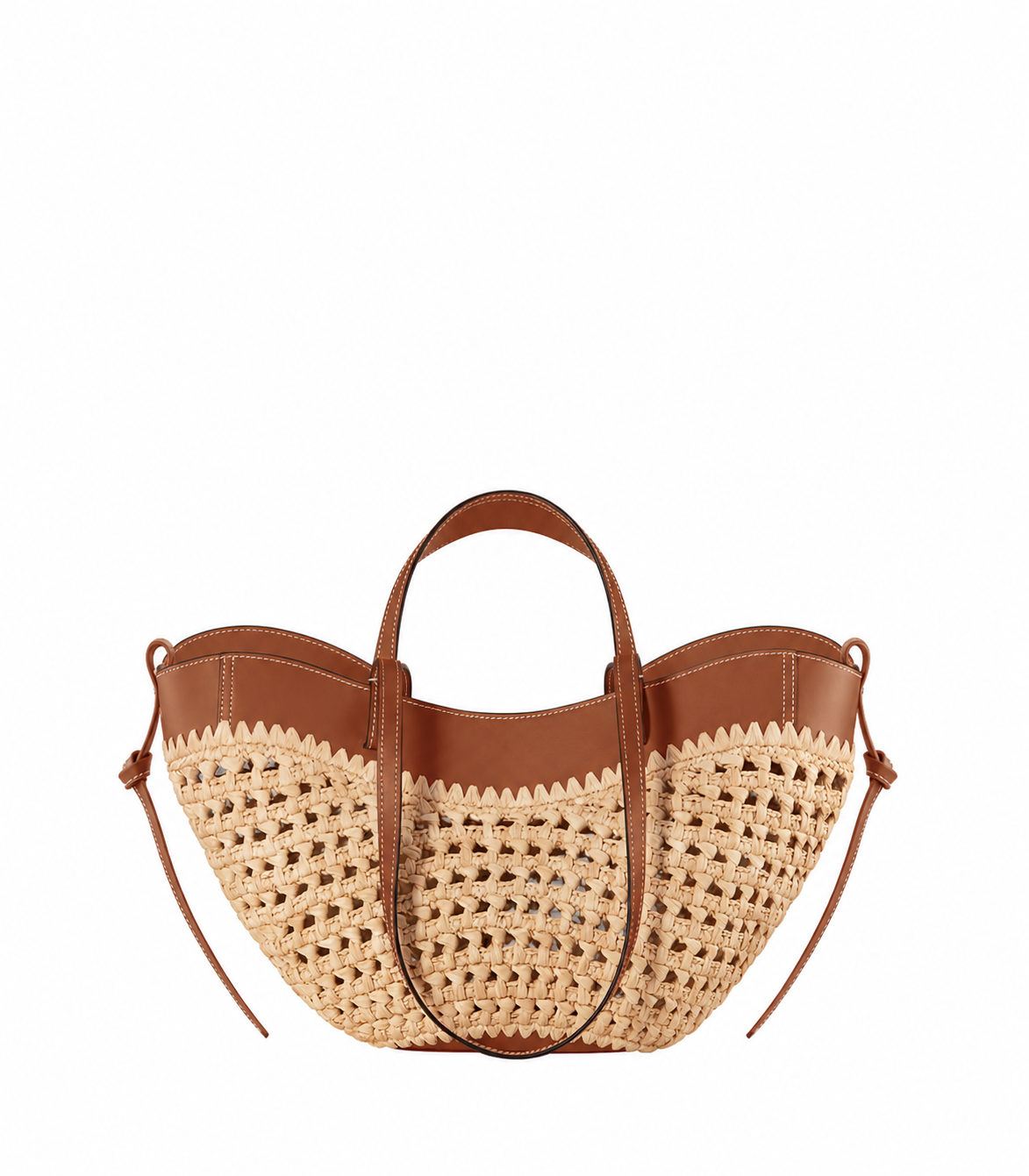 Classic Woven Raffia Mini Handbag