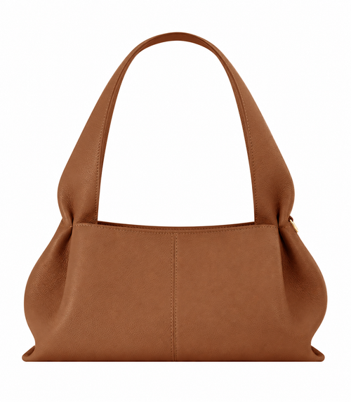 Essential Textured East-West Shoulder Bag
