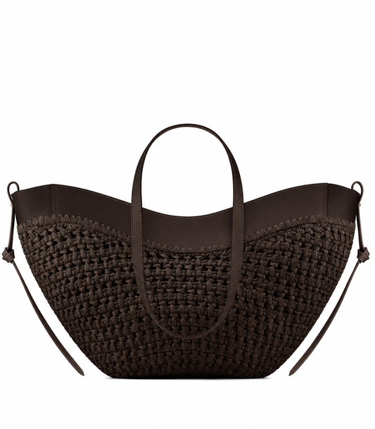 Timeless Woven Raffia Handbag