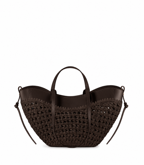 Essential Woven Raffia Mini Handbag