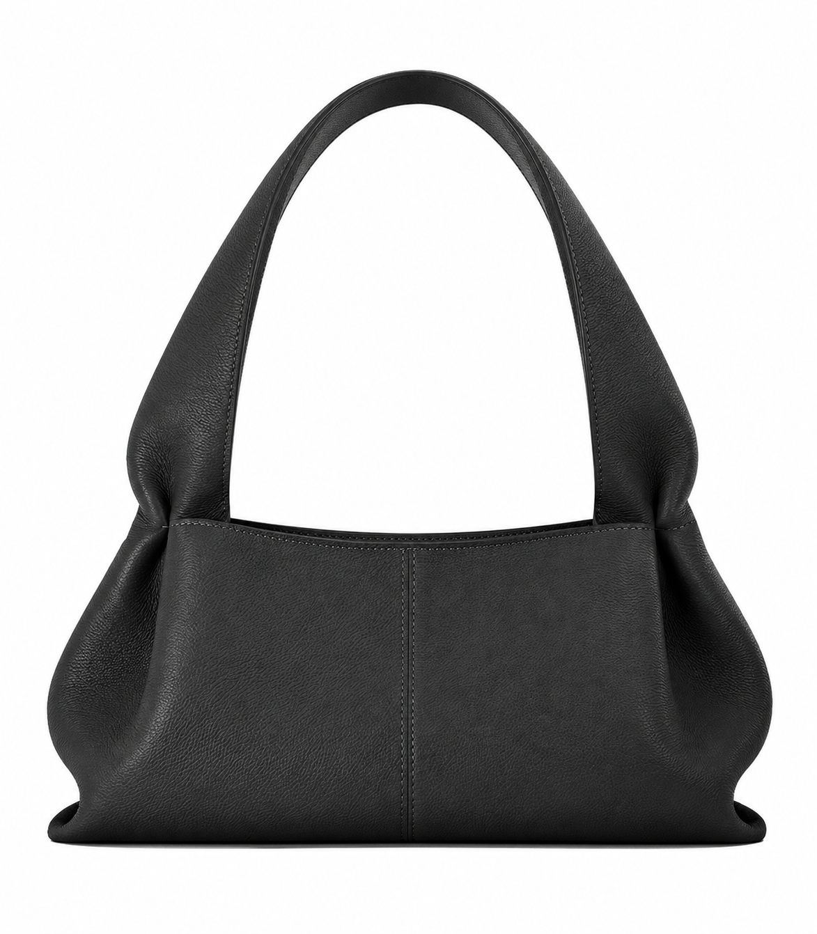 Timeless Textured East-West Shoulder Bag