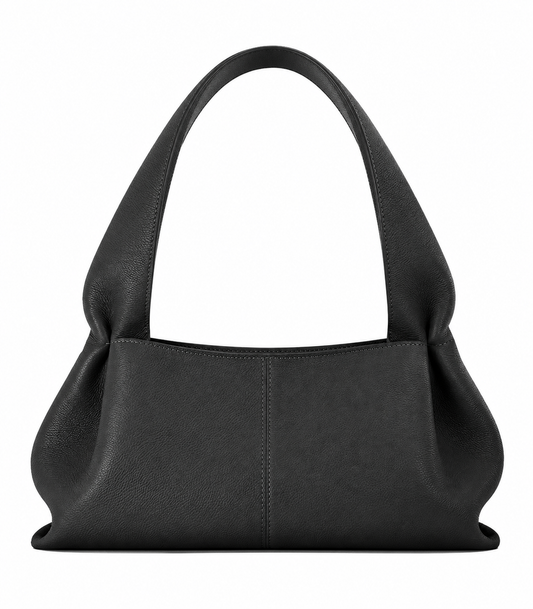 Timeless Textured East-West Shoulder Bag