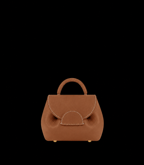 Refined Textured Micro Handbag