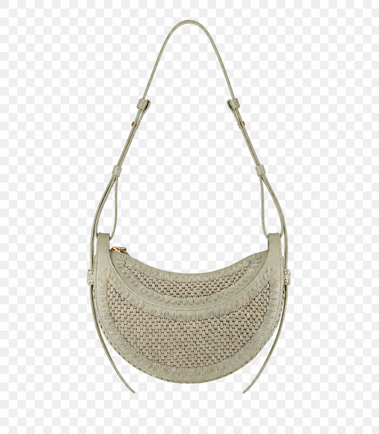 Modern Woven Raffia Handbag II